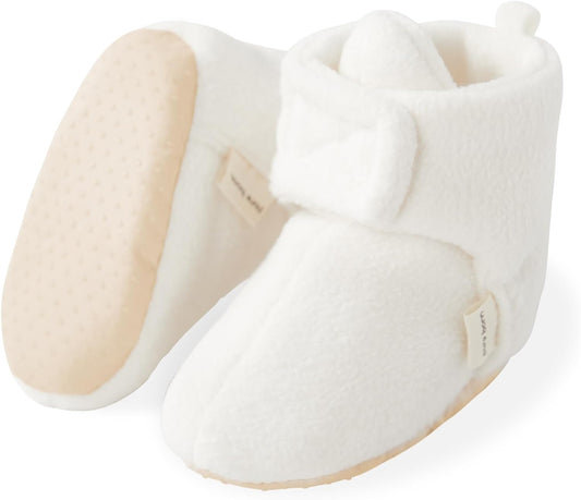 Unisex Baby Boy Girl Fleece Cozy Booties Warm Infant Shoes