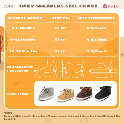 Baby Boys Girls Lace up Leather Sneakers Toddler Wedding Uniform Dress Shoes Soft Rubber Sole Infant Moccasins Newborn Anti-Slip Oxford Loafers First Walker Crib Shoes